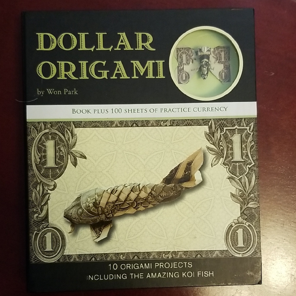 Dollar Origami Book by - Green